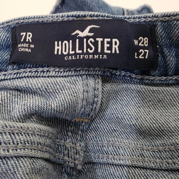Hollister High-Rise Mom Denim Jean Shorts 28 - Picture 10 of 13
